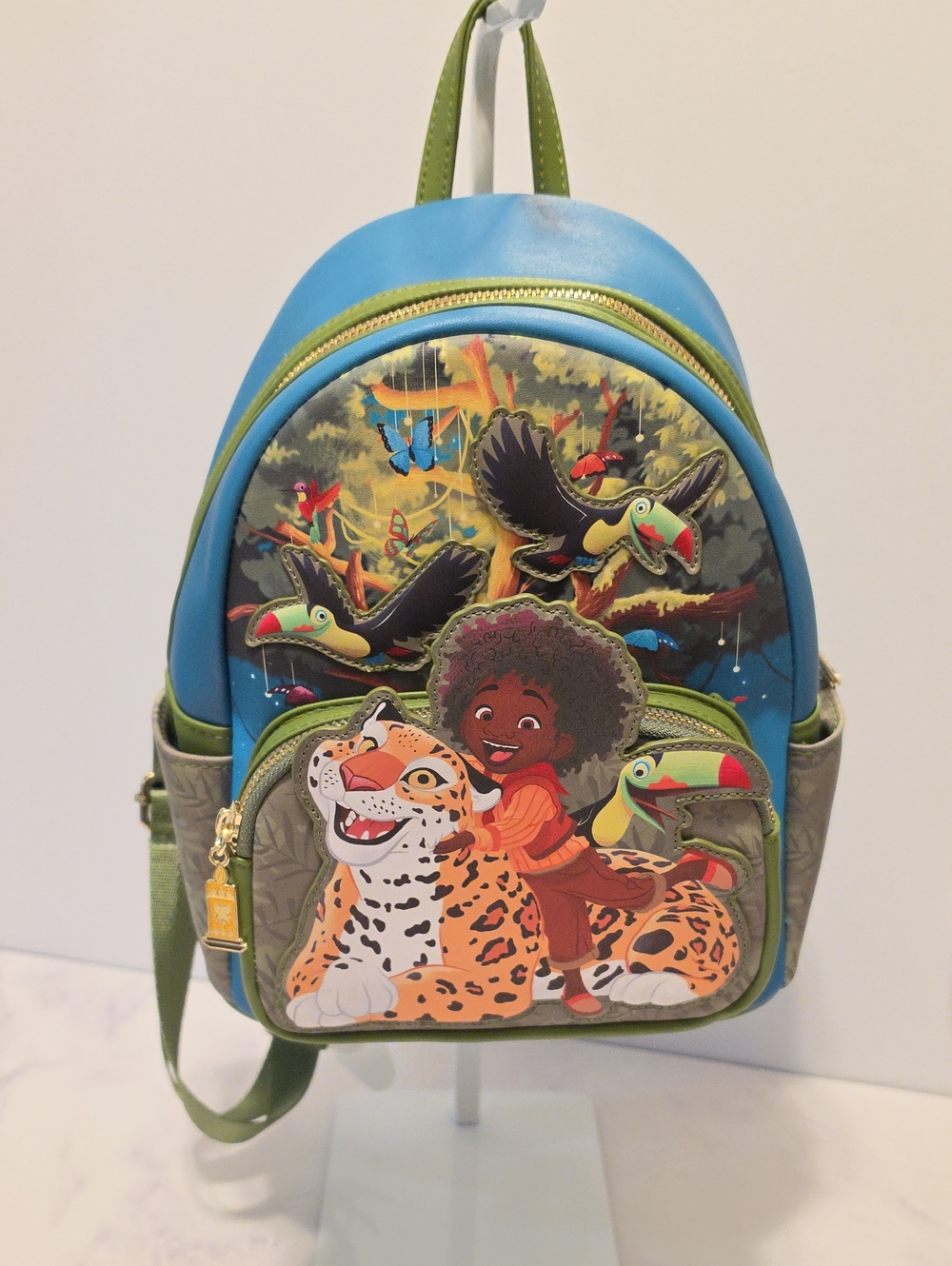 Loungefly Disney  Encanto Colorful Jungle Themed Backpack Brand New